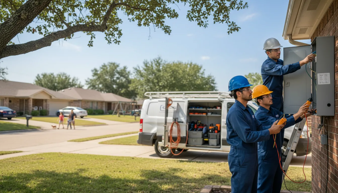 Certified electrician providing emergency electrical services in Pennville, IN